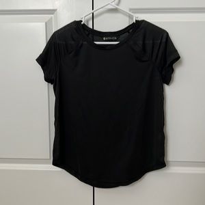 Sheer black athleta top